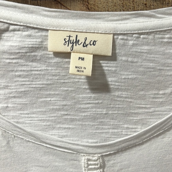 Style & Co shirt women's size medium petite - Picture 2 of 4